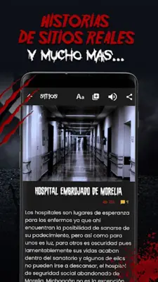 Historias de Terror android App screenshot 0