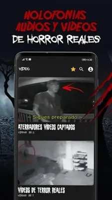 Historias de Terror android App screenshot 1